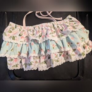 Sweet Honey Ruffled Bikini Top, size 8